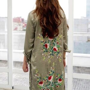 Zara Premium Denim Collection Jacket in Brown